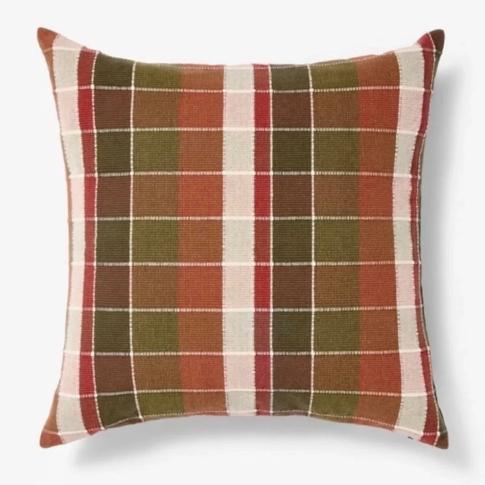 Oversized Woven Grid Square Pillow Cover Only - Threshold Studio McGee